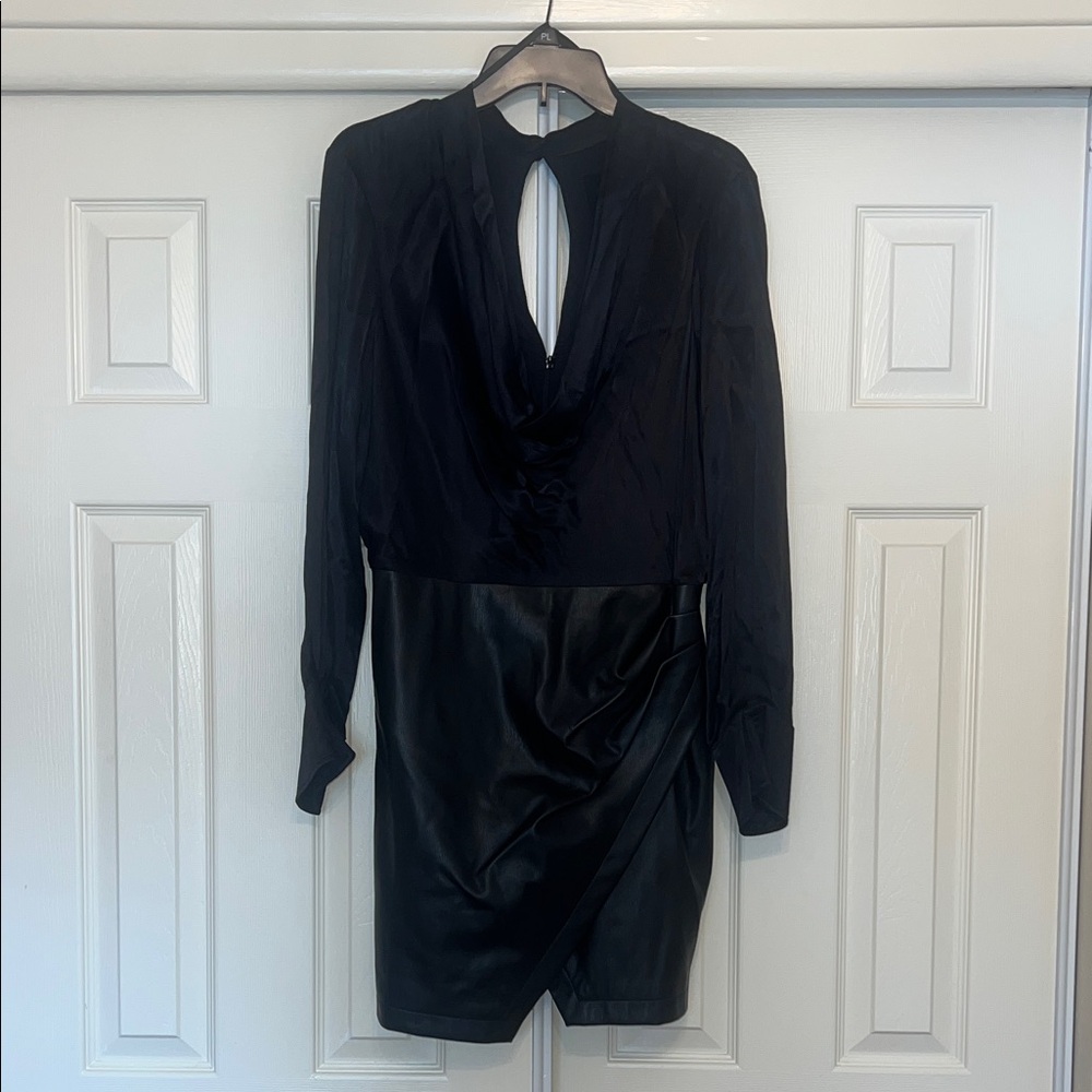 Anthropologie Black Long Sleeve Dress